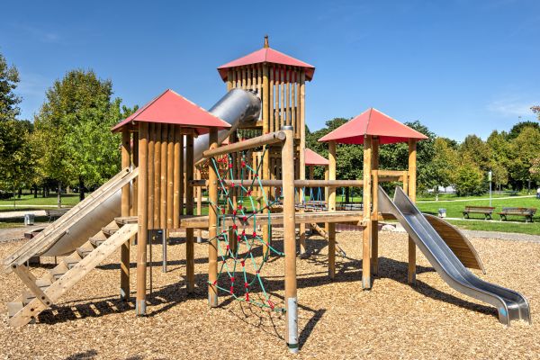 Playground Mulch Installation in Shelton