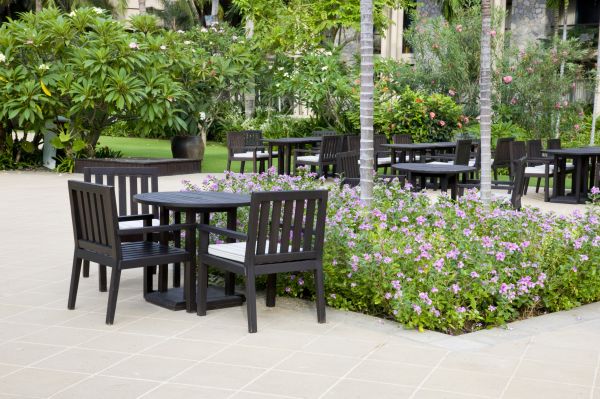 Courtyard Landscaping in Shelton
