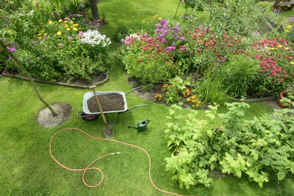 Flower Bed Construction in Shelton