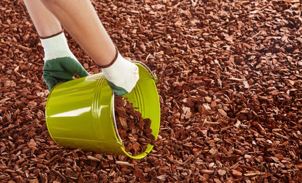 Wood Chip Landscaping in Shelton