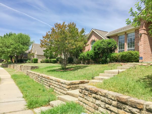 Sloped Yard Landscaping in Shelton